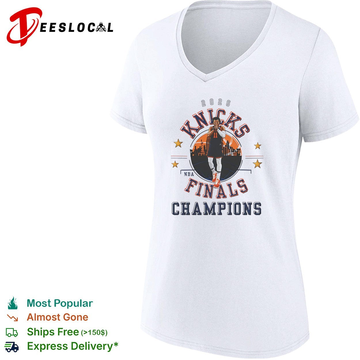Jalen Brunson New York Knicks 2026 NBA Finals Champions shirt