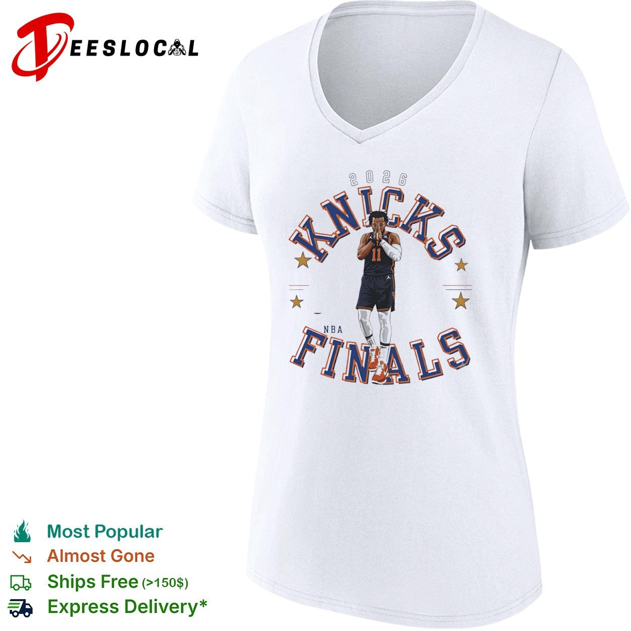 Jalen Brunson New York Knicks 2026 NBA Finals basketball shirt