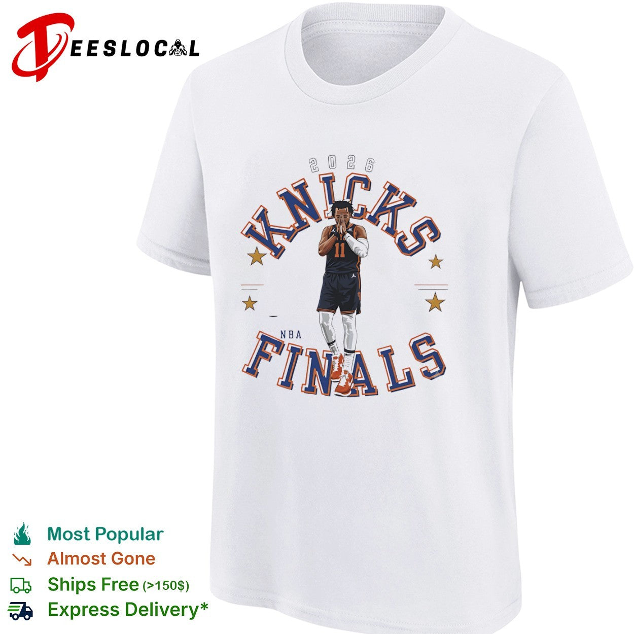 Jalen Brunson New York Knicks 2026 NBA Finals basketball shirt