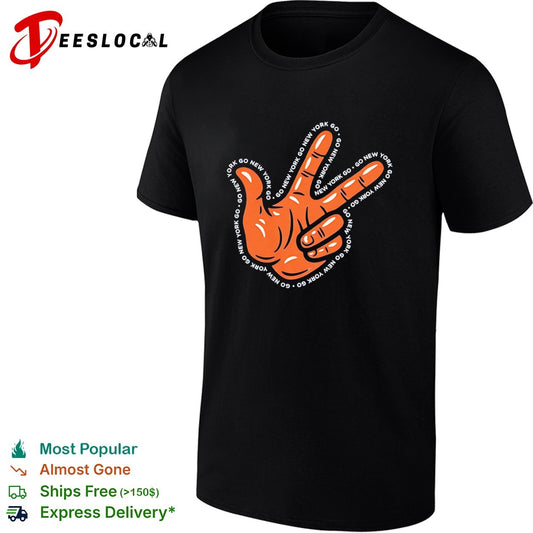 Jalen Brunson New York Knicks Go New York Go Hand Sign Shirt