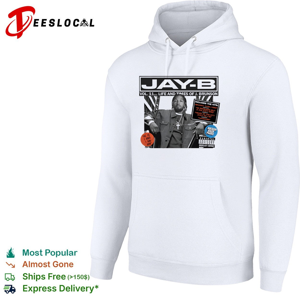 Jalen Brunson New York Knicks JAY B Vol 11 Life and Times of J Brunson shirt