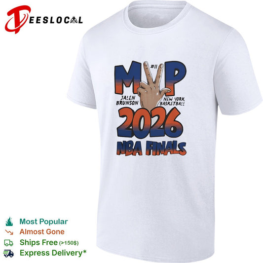 Jalen Brunson New York Knicks NBA 2026 Finals MVP shirt