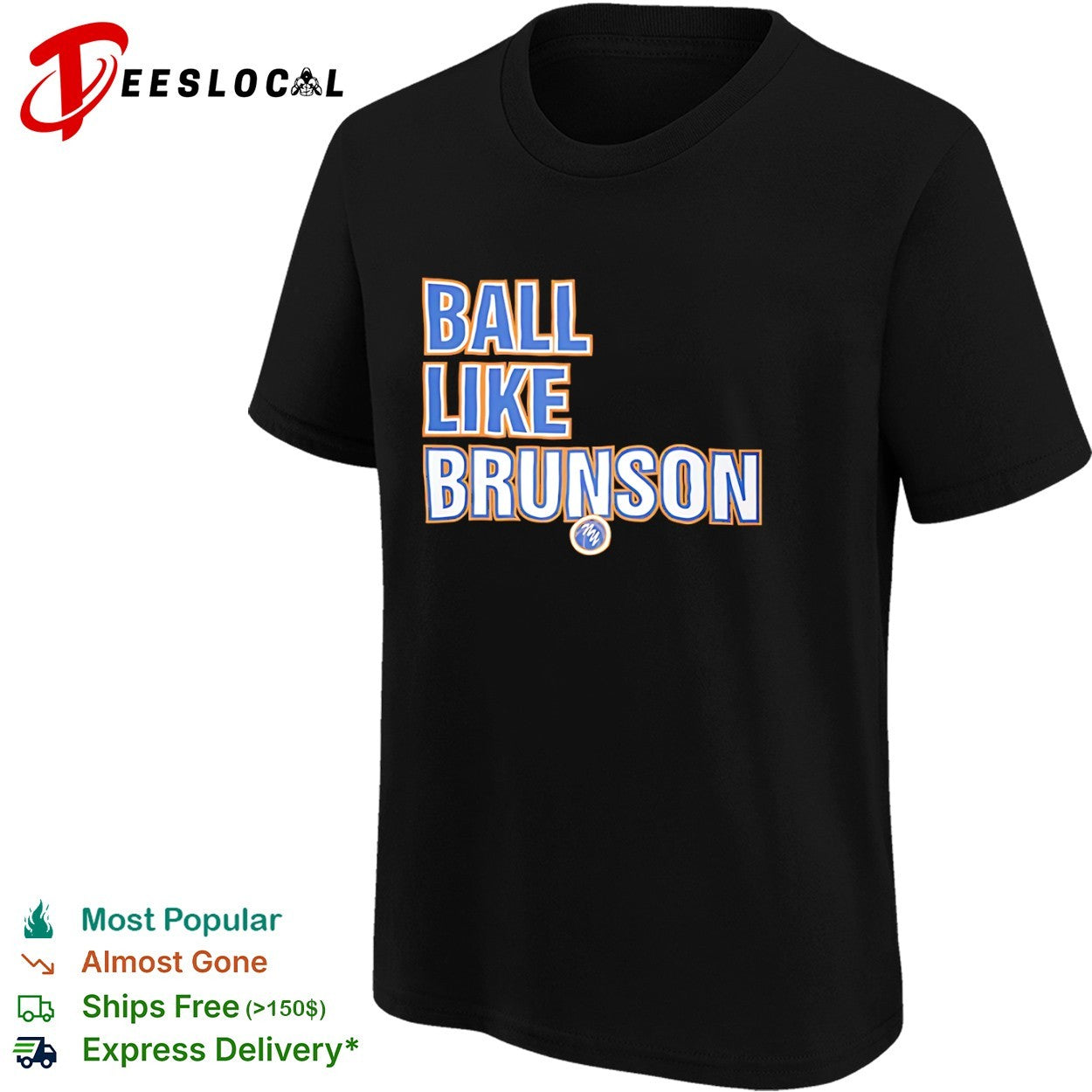 Jalen Brunson New York Knicks NBA Ball Like Brunson Basketball Player shirt