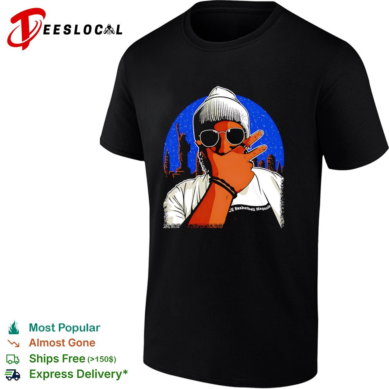 Jalen Brunson New York Knicks NBA CE Basketball Magazin Parody Pop Culture shirt