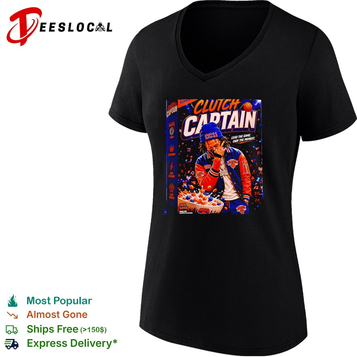 Jalen Brunson New York Knicks NBA Clutch Captain Lead the Game Own the Moment shirt