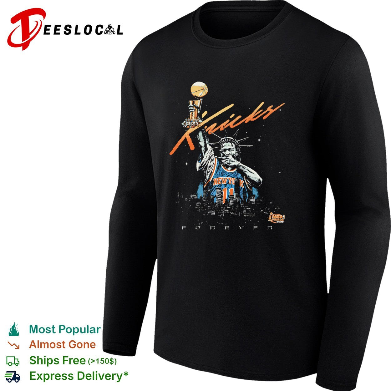 Jalen Brunson New York Knicks NBA Finals 2026 Forever basketball shirt