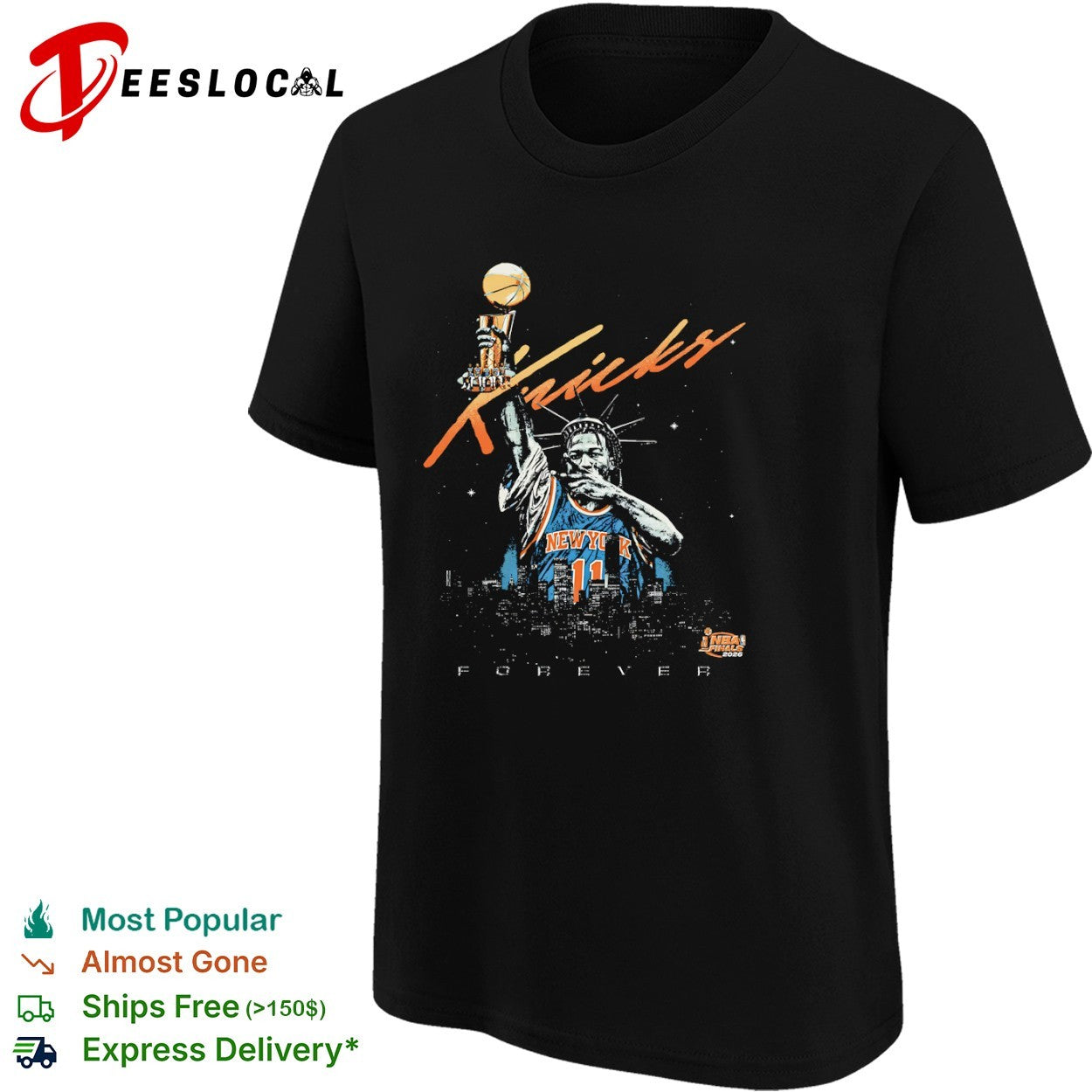 Jalen Brunson New York Knicks NBA Finals 2026 Forever basketball shirt