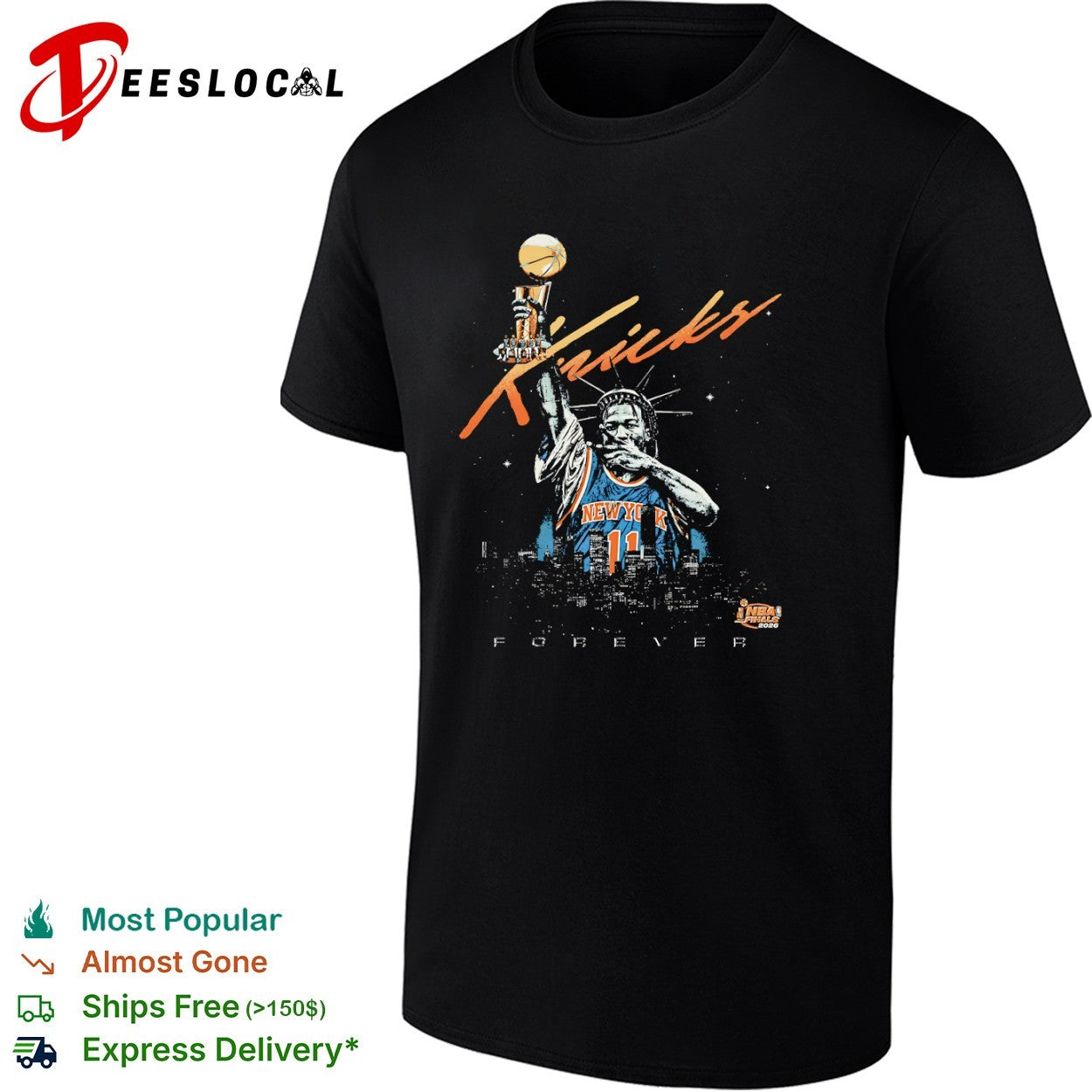 Jalen Brunson New York Knicks NBA Finals 2026 Forever basketball shirt