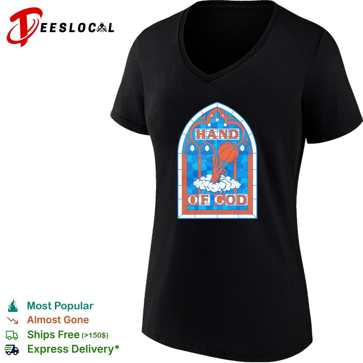Jalen Brunson New York Knicks NBA Hand of God shirt