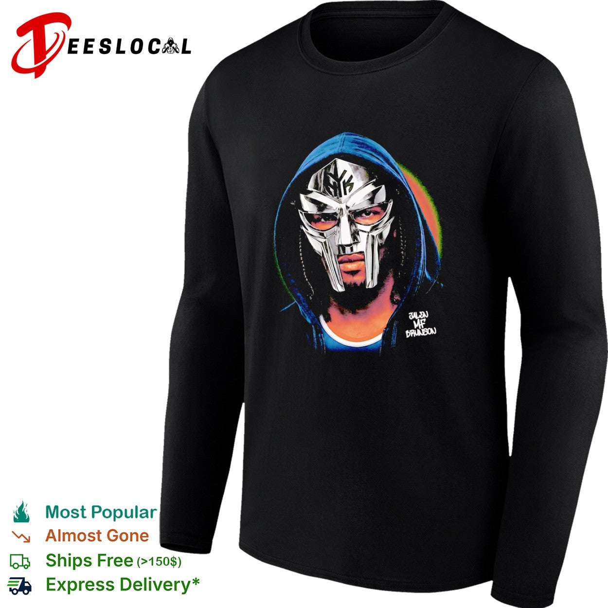 Jalen Brunson New York Knicks NBA MF Doom shirt