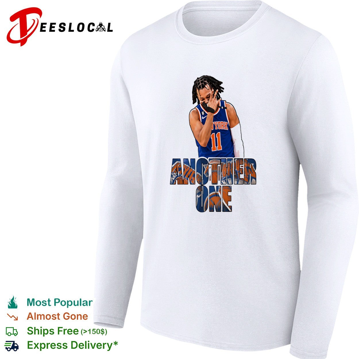 Jalen Brunson New York Knicks another one player face shirt