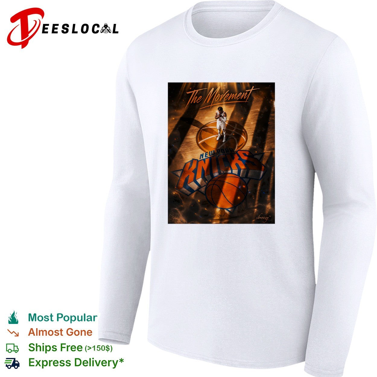 Jalen Brunson New York Knicks the movement sbreezy praying player shirt
