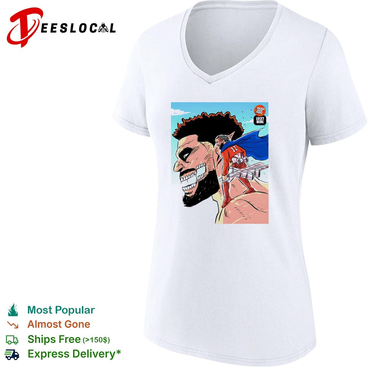 Jalen Brunson and Karl Anthony Towns New York Knicks Attack on Titan shirt