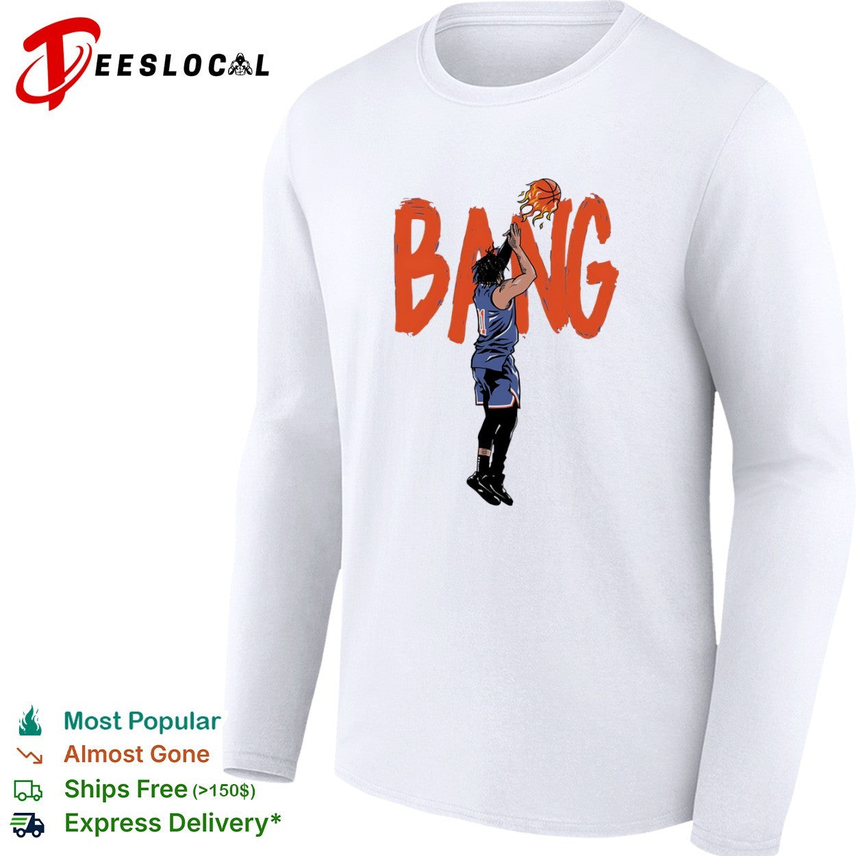 Jalen Brunson bang New York Knicks NBA Basketball Shirt