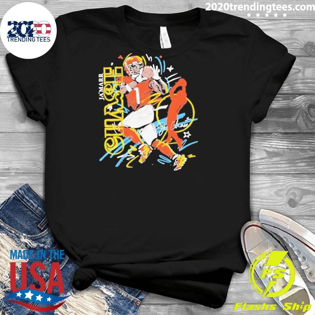 Ja’marr Chase Cincinnati Bengals Scribble Signature Shirt