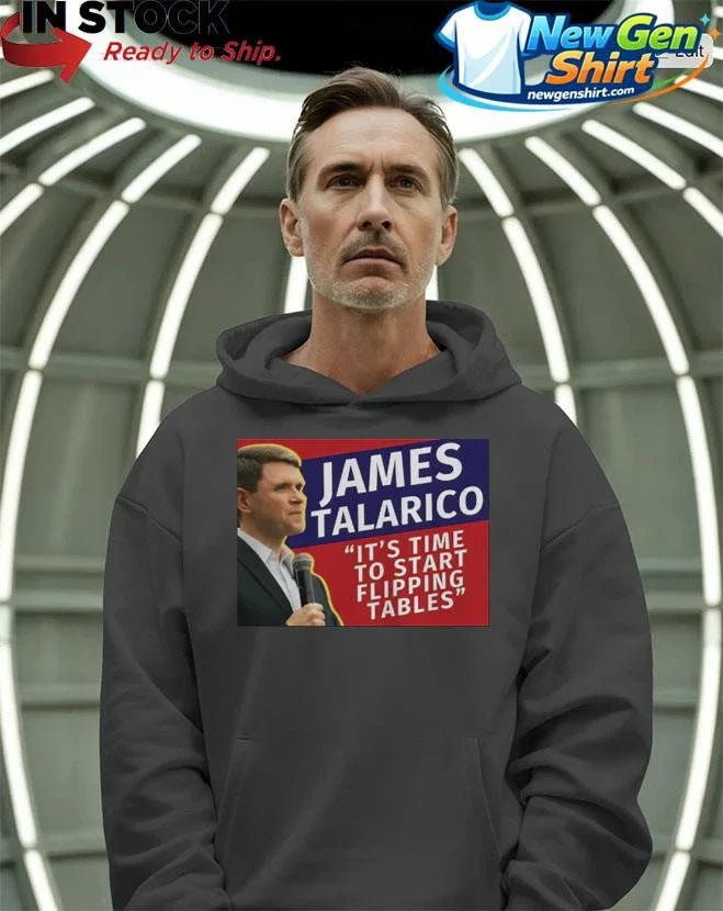 James Talarico flipping tables Garment-Dyed Shirt