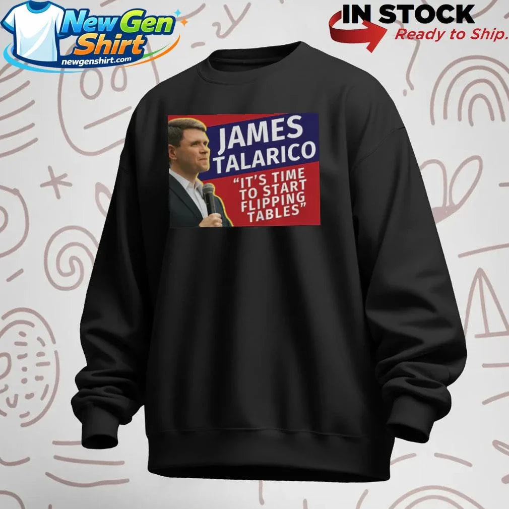 James Talarico flipping tables Garment-Dyed Shirt