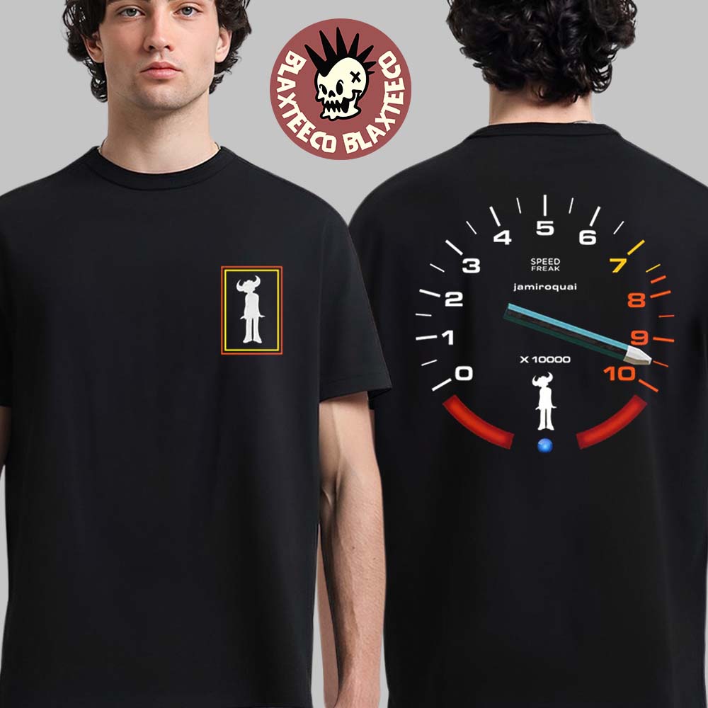 Jamiroquai The Heels Of Steel Tour 2025 Speedometer T-Shirt