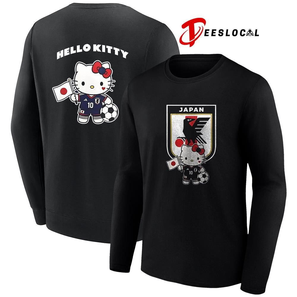 Japan soccer Hello Kitty World Cup graphic shirt