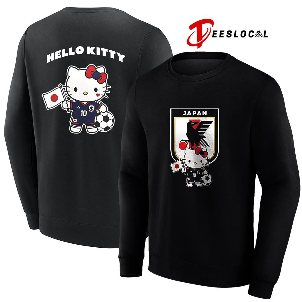 Japan soccer Hello Kitty World Cup graphic shirt
