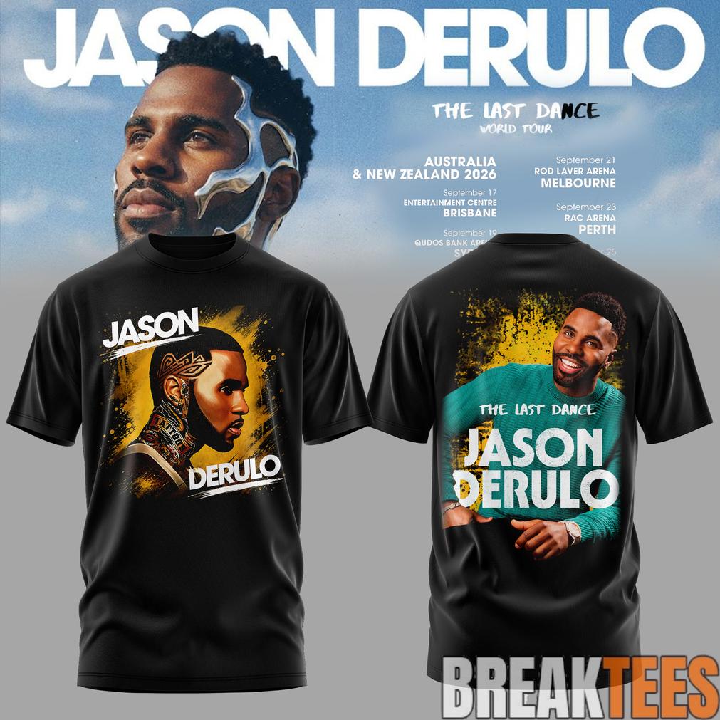 Jason Derulo The Last Dance World Tour 2026 Shirt
