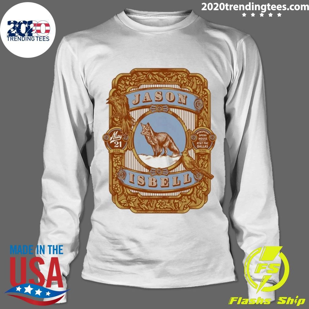 Jason Isbell Dallas Texas Tour On May 21 2026 Tee Shirt