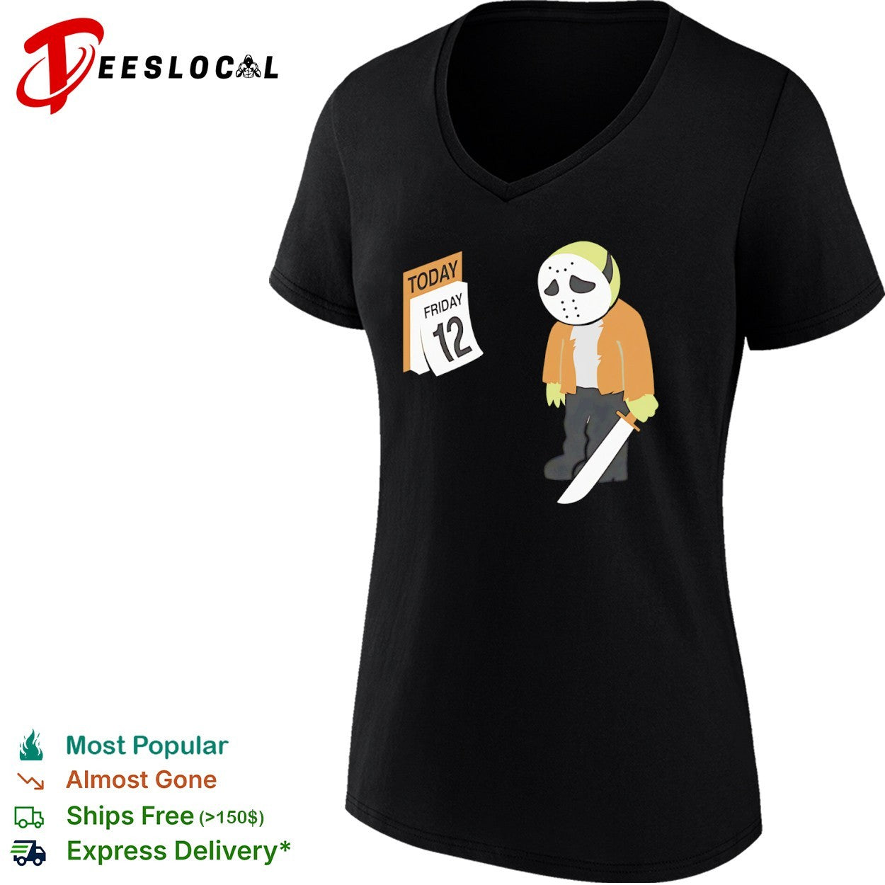 Jason Voorhees Friday the 12th shirt