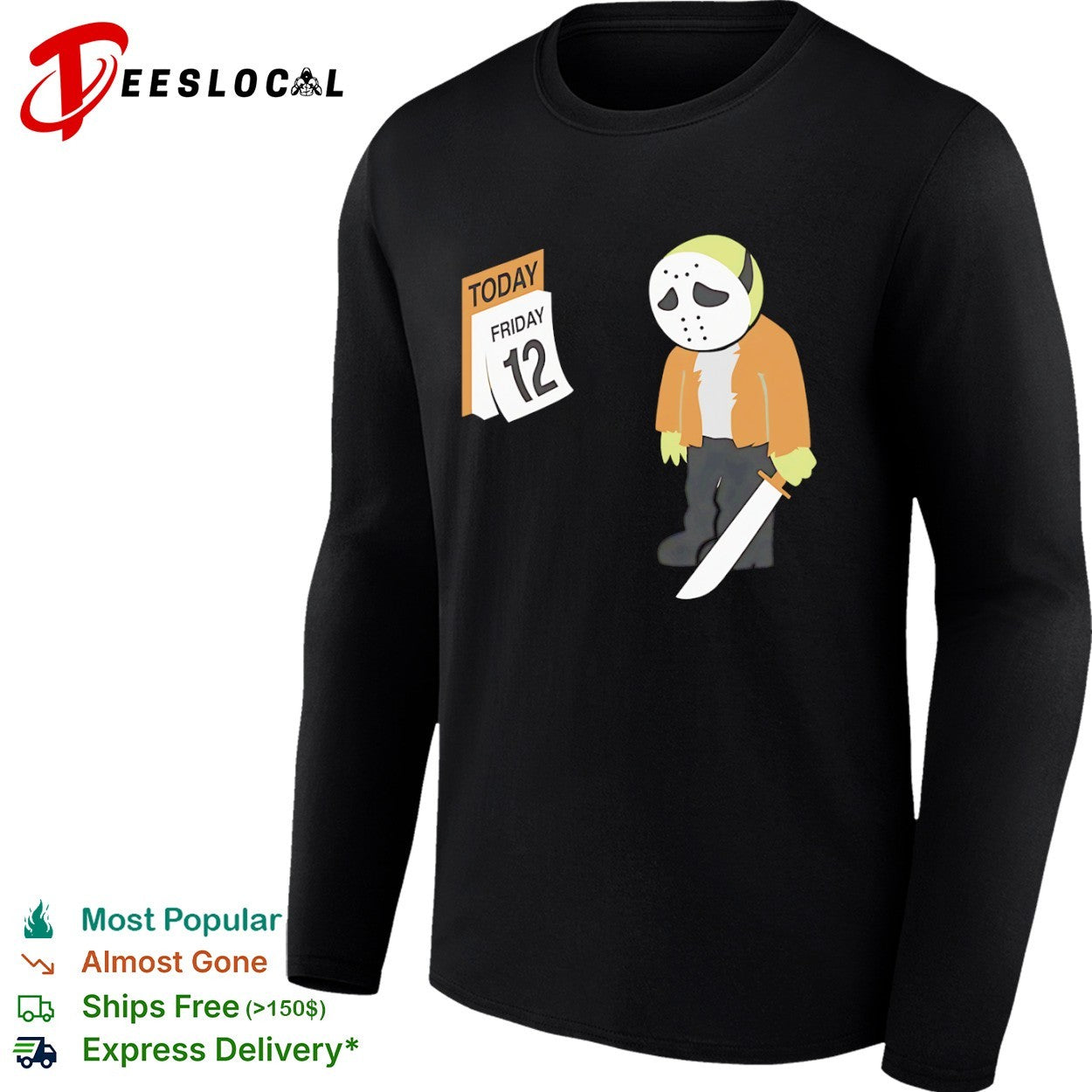 Jason Voorhees Friday the 12th shirt