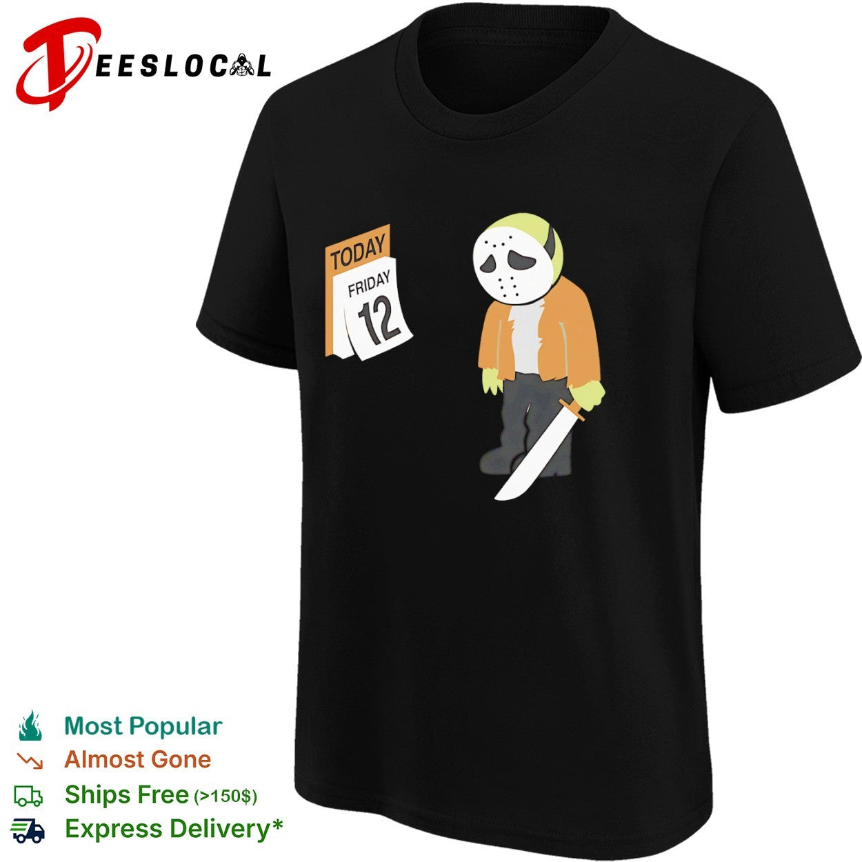 Jason Voorhees Friday the 12th shirt