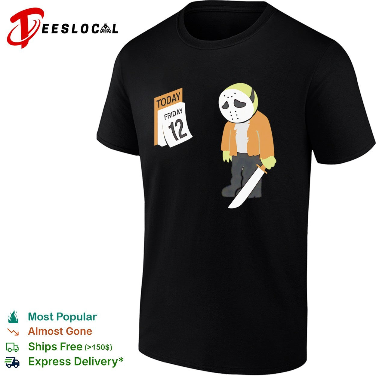 Jason Voorhees Friday the 12th shirt