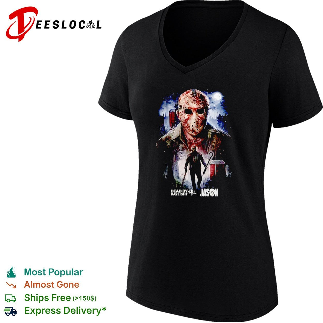 Jason Voorhees Friday the 13th Dead by Daylight Horror Movie character shirt