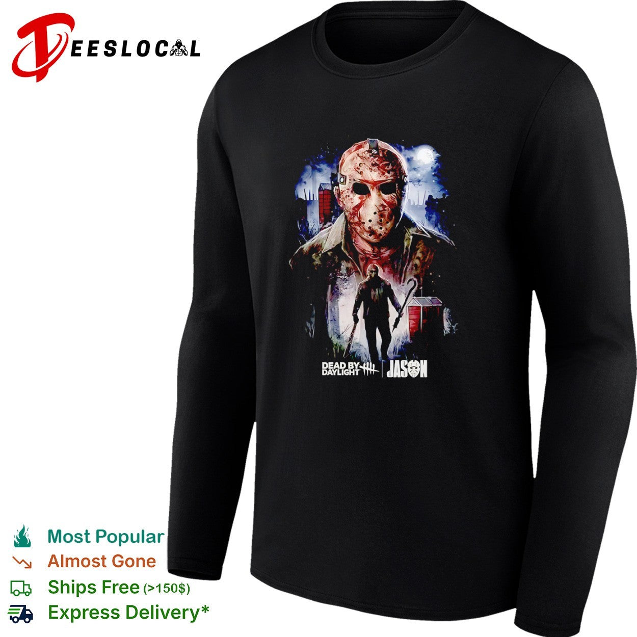 Jason Voorhees Friday the 13th Dead by Daylight Horror Movie character shirt