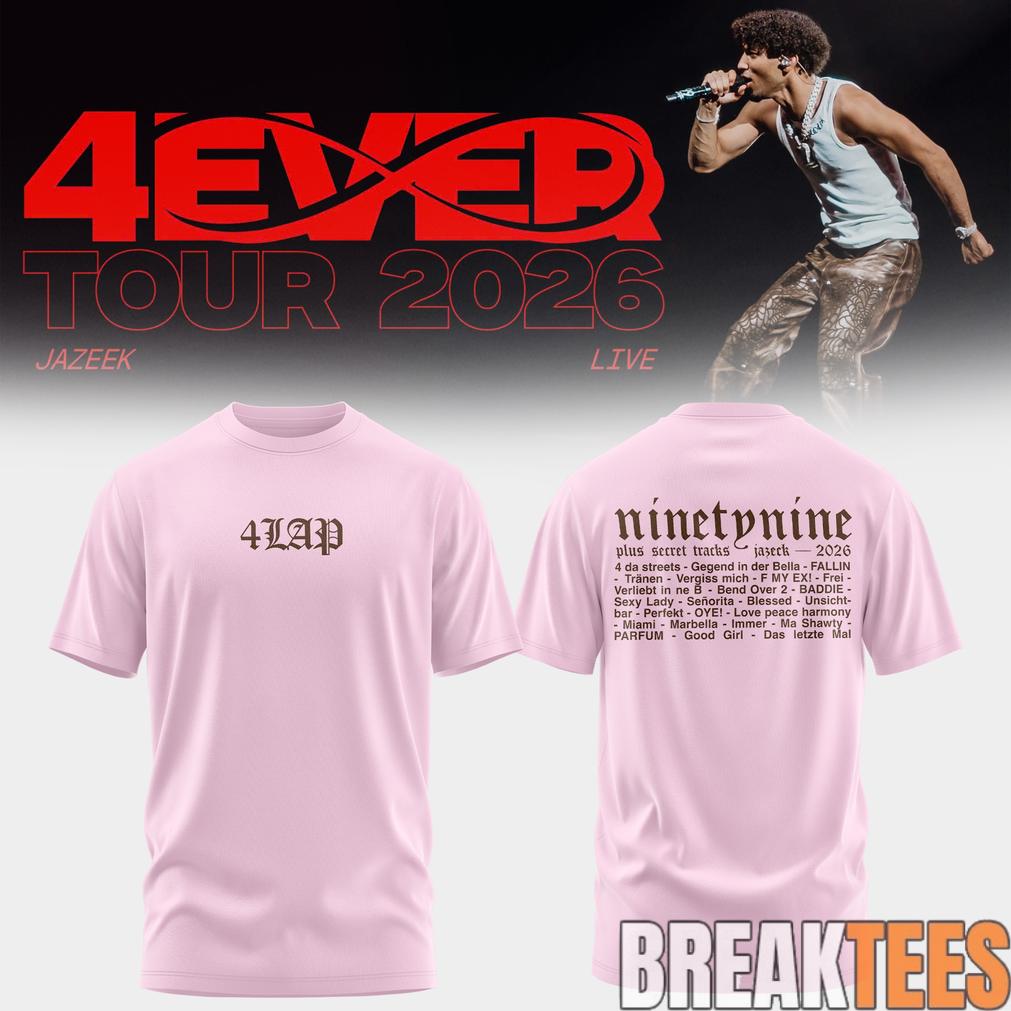 Jazeek – 4EVER Tour 2026 Pink T-Shirt