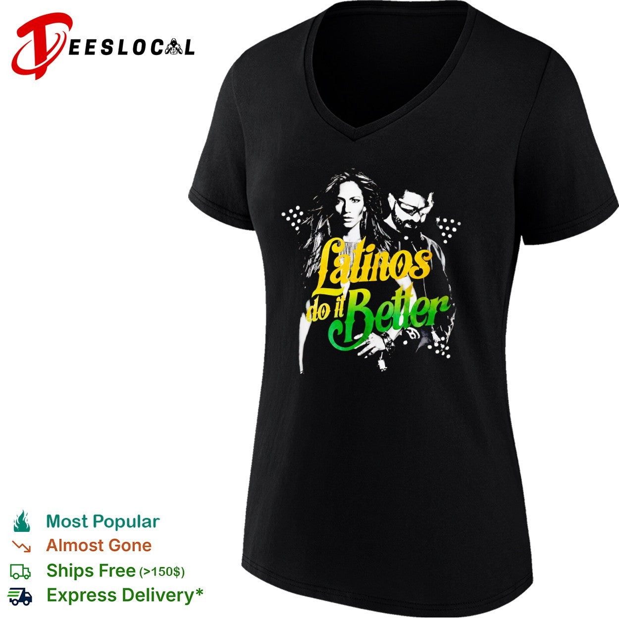 Jennifer Lopez Wisin Latinos do it Better shirt