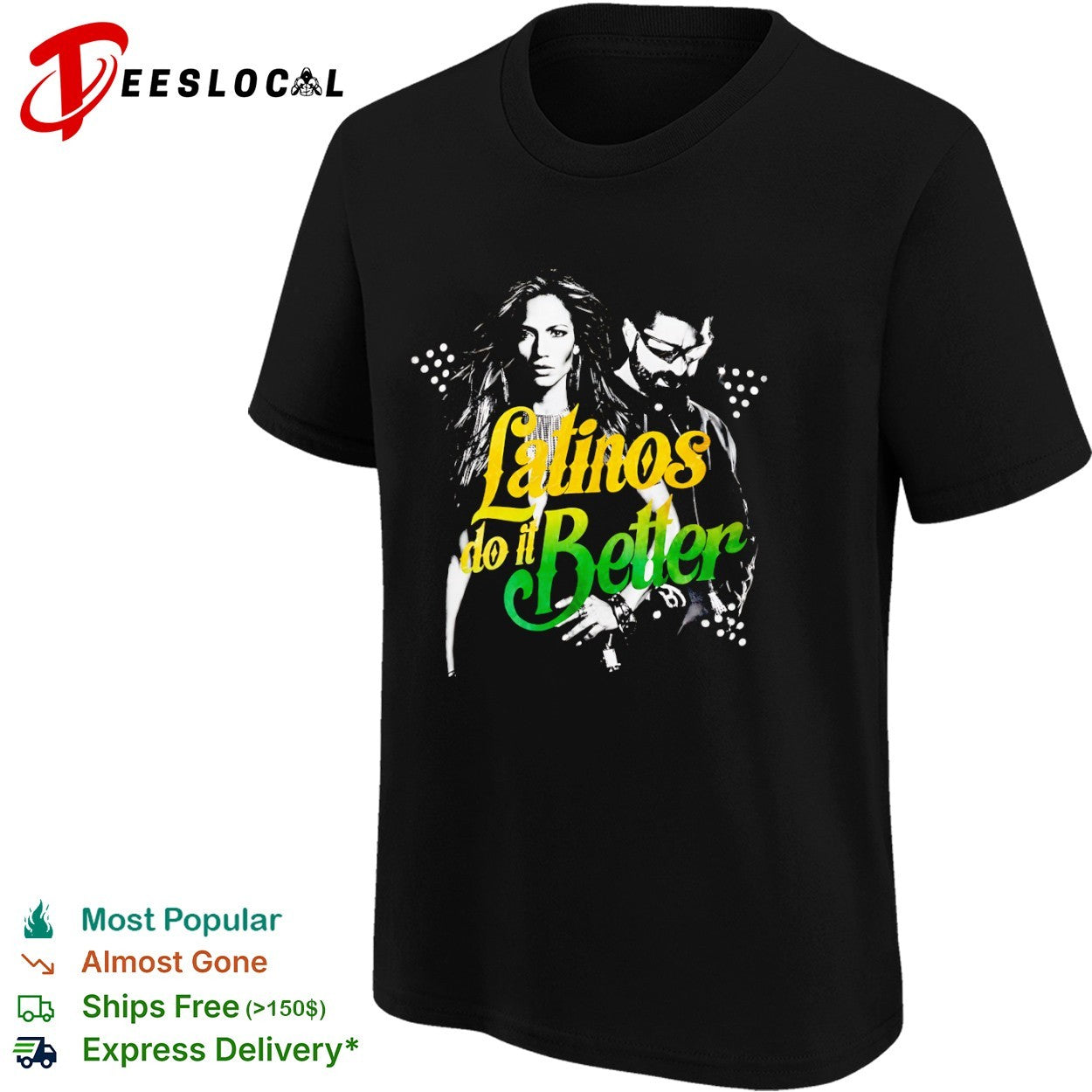 Jennifer Lopez Wisin Latinos do it Better shirt
