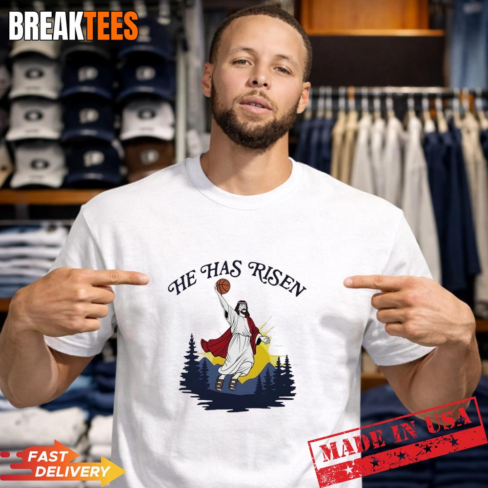 Jesus Has Risen Jordan parody T-Shirt