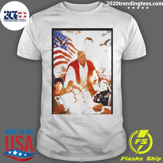 Jesus Trump Healing The Sick Meme Shirt