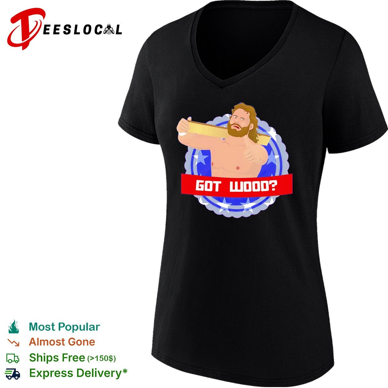 Jim Duggan WWE Wrestling Got Wood shirt