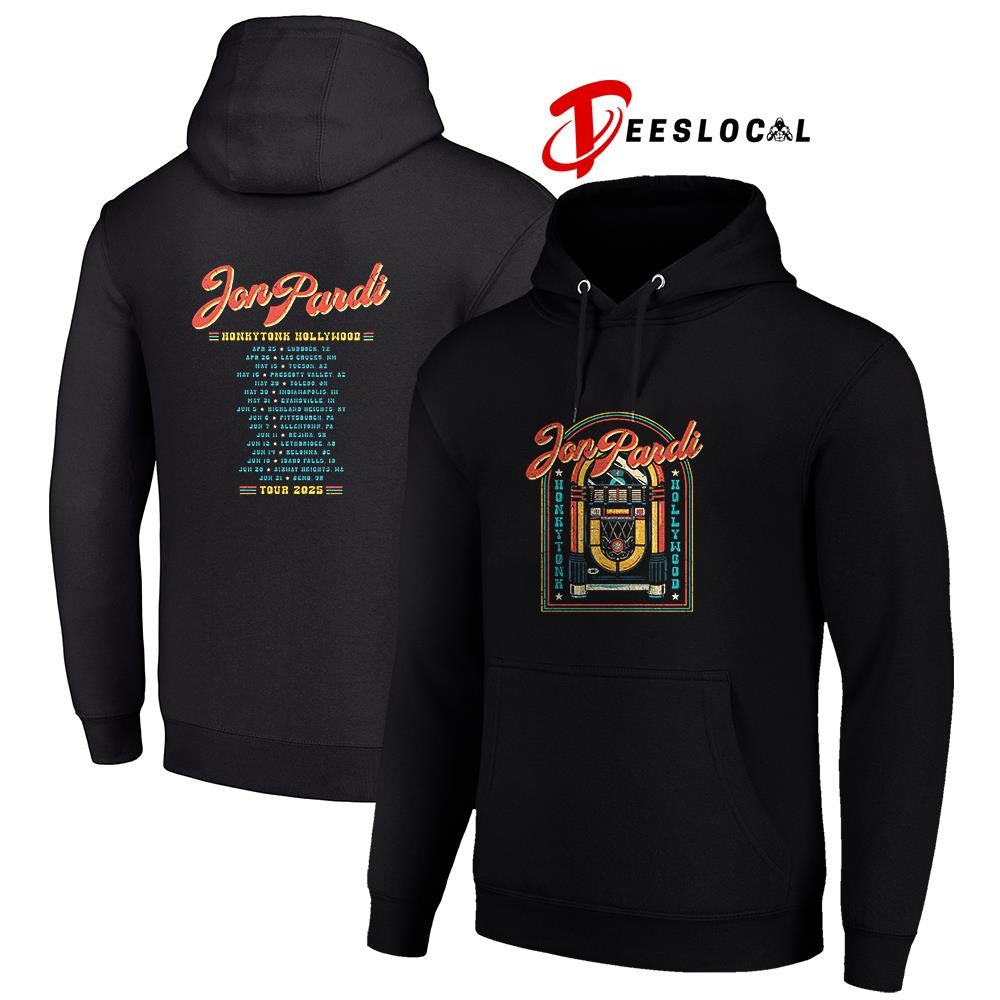 Jon Pardi Honkytonk Hollywood tour vintage shirt