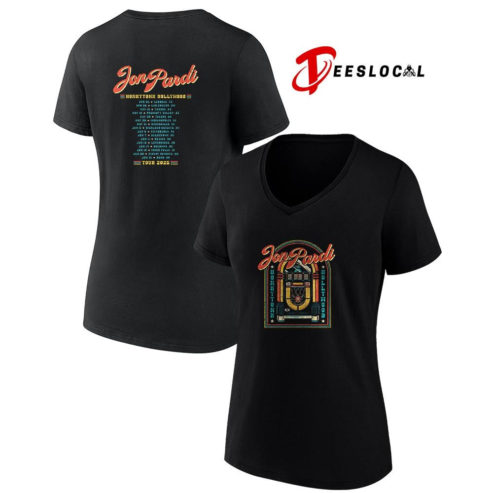 Jon Pardi Honkytonk Hollywood tour vintage shirt