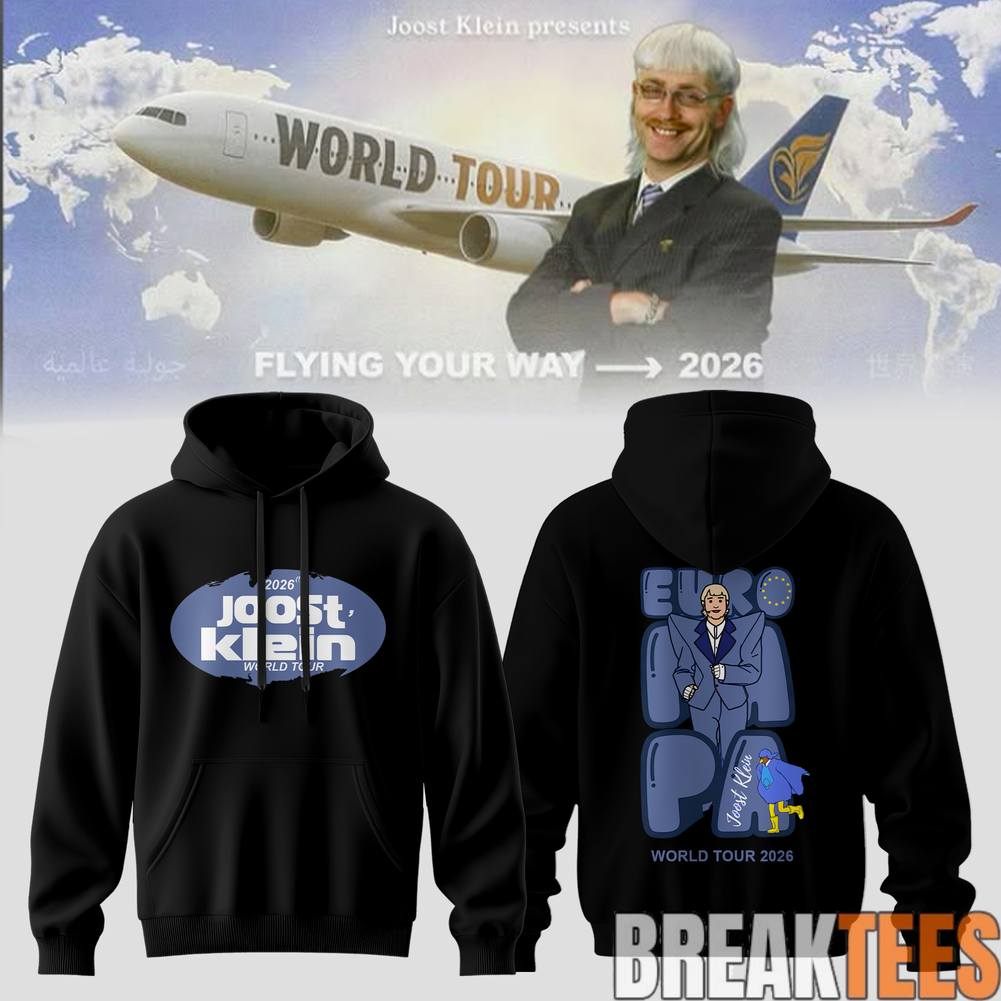Joost Klein Flying Your Way World Tour 2026 Hoodie