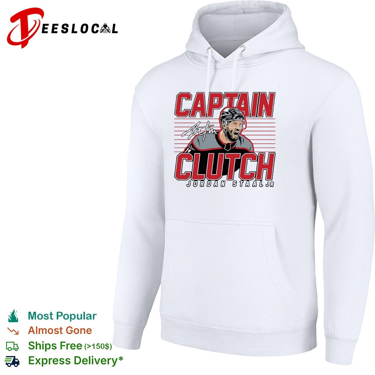 Jordan Staal Carolina Hurricanes NHL Captain Clutch Signature shirt