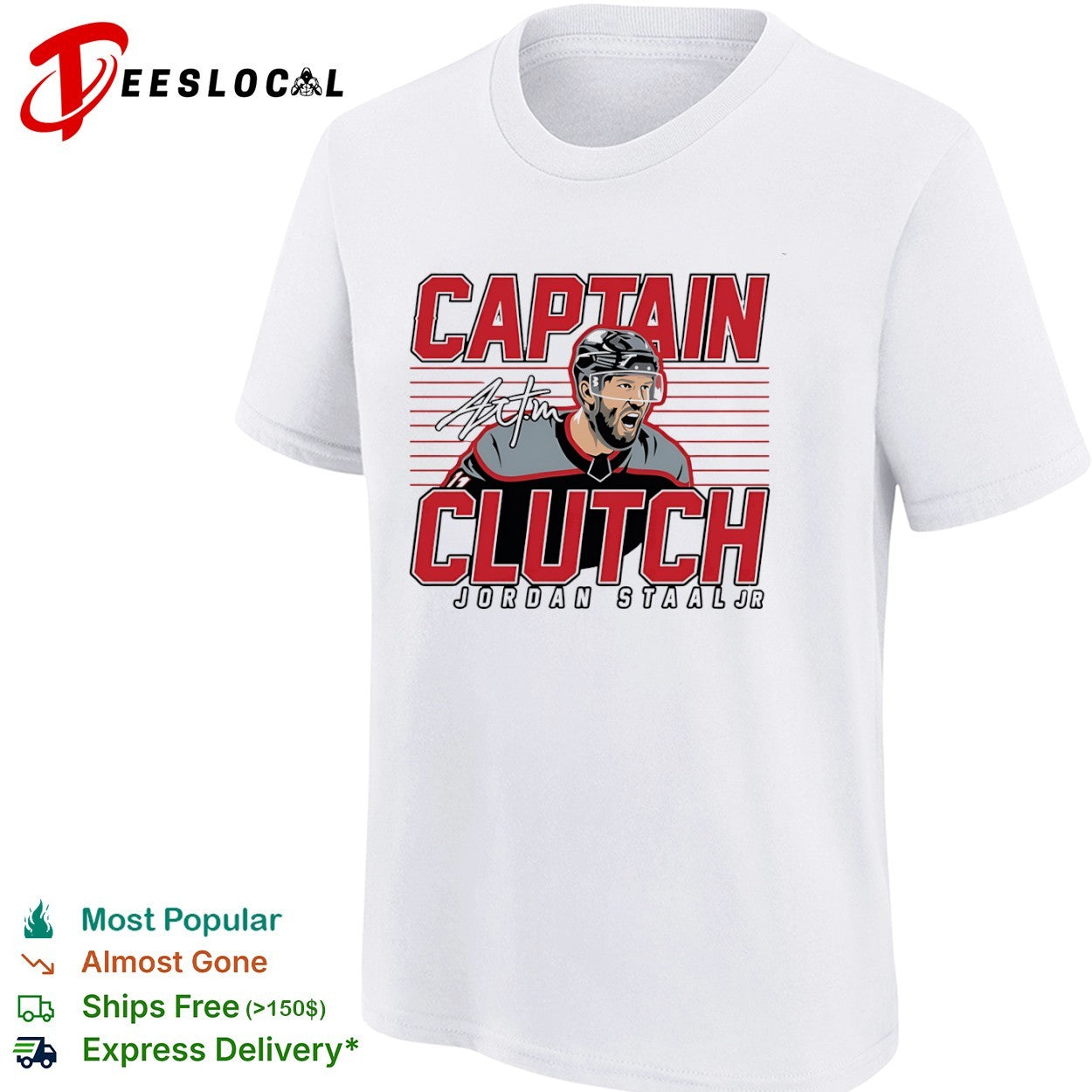 Jordan Staal Carolina Hurricanes NHL Captain Clutch Signature shirt