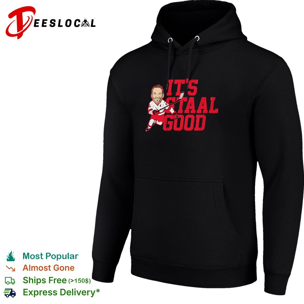 Jordan Staal It’s Staal Good caricature Carolina Hurricanes bold humor art shirt