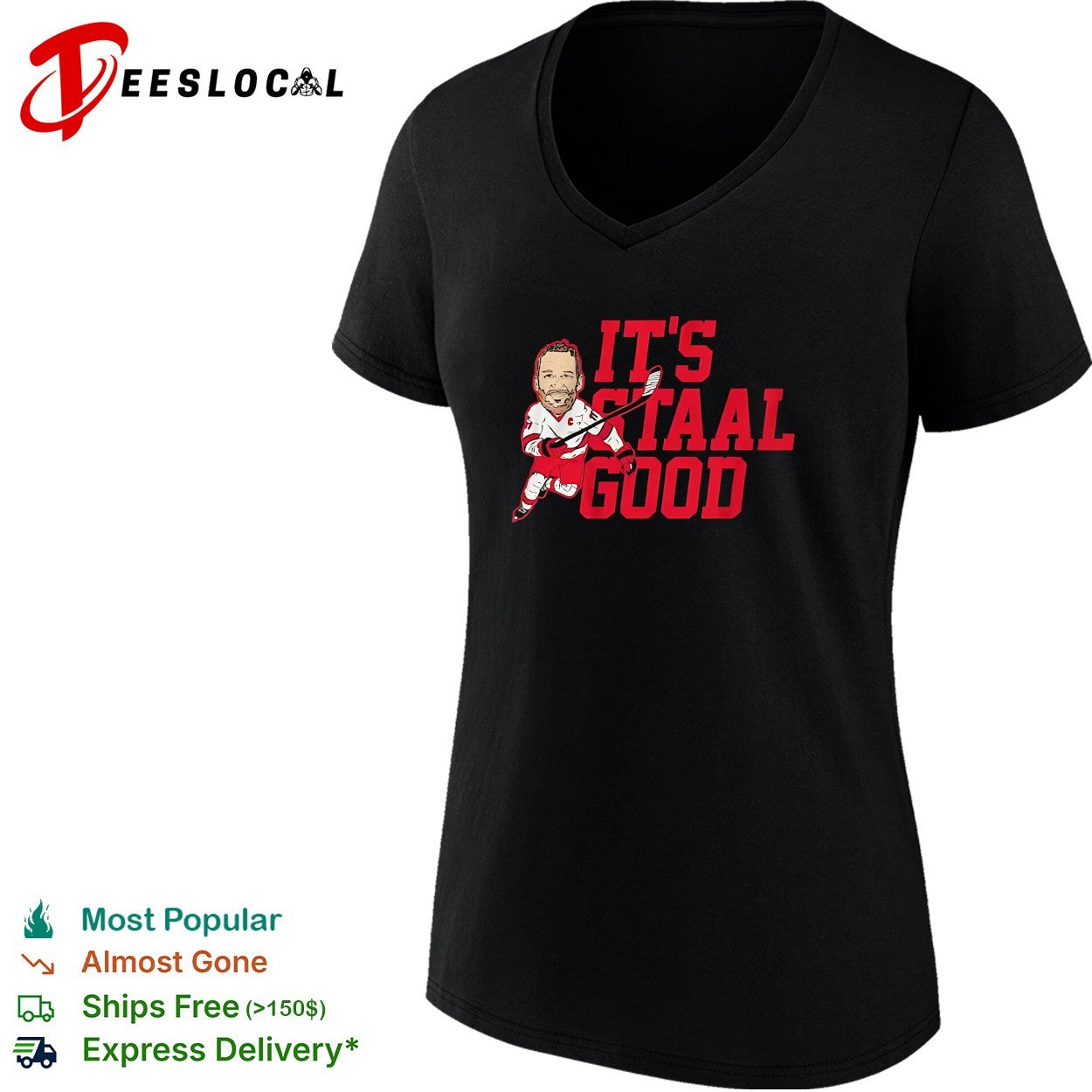 Jordan Staal It’s Staal Good caricature Carolina Hurricanes bold humor art shirt