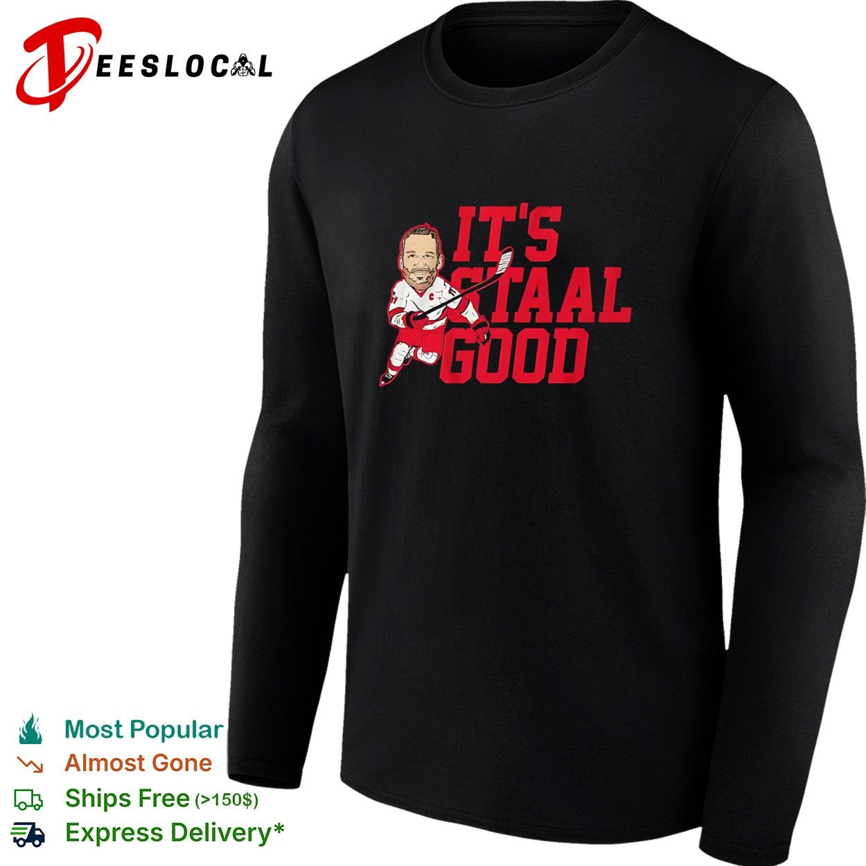 Jordan Staal It’s Staal Good caricature Carolina Hurricanes bold humor art shirt
