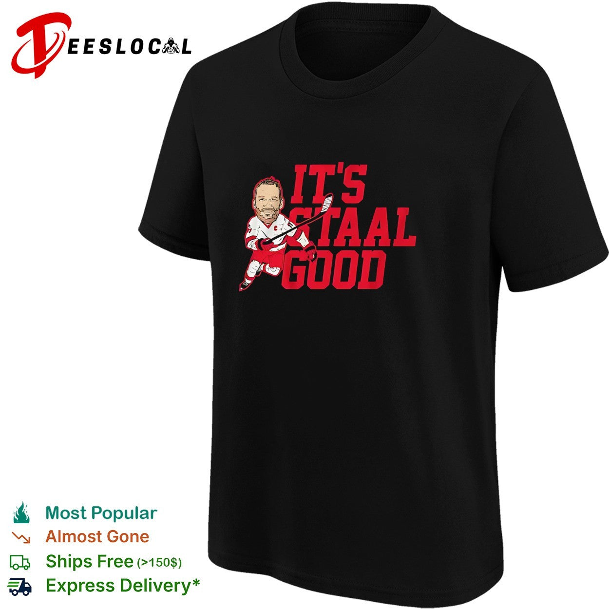 Jordan Staal It’s Staal Good caricature Carolina Hurricanes bold humor art shirt