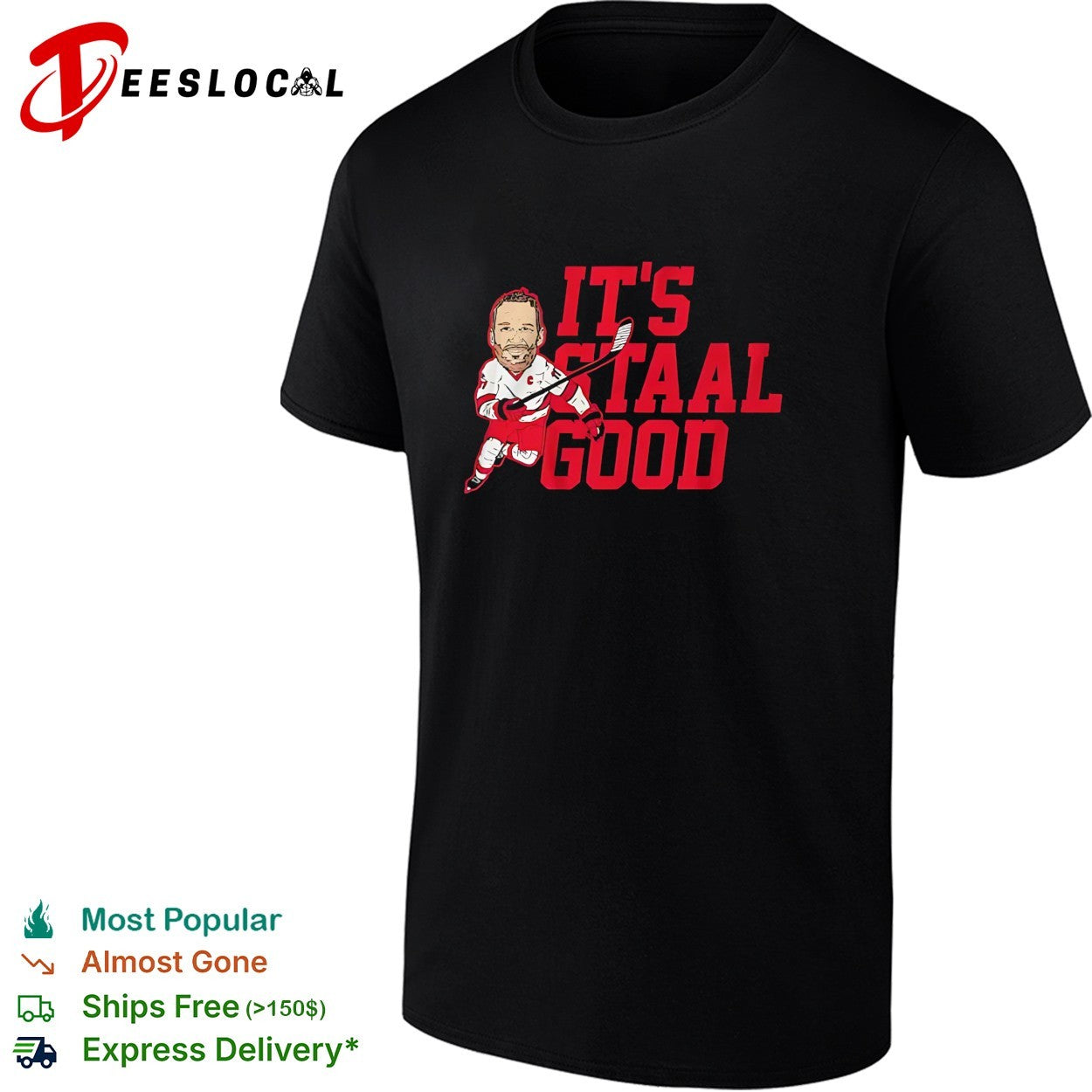 Jordan Staal It’s Staal Good caricature Carolina Hurricanes bold humor art shirt