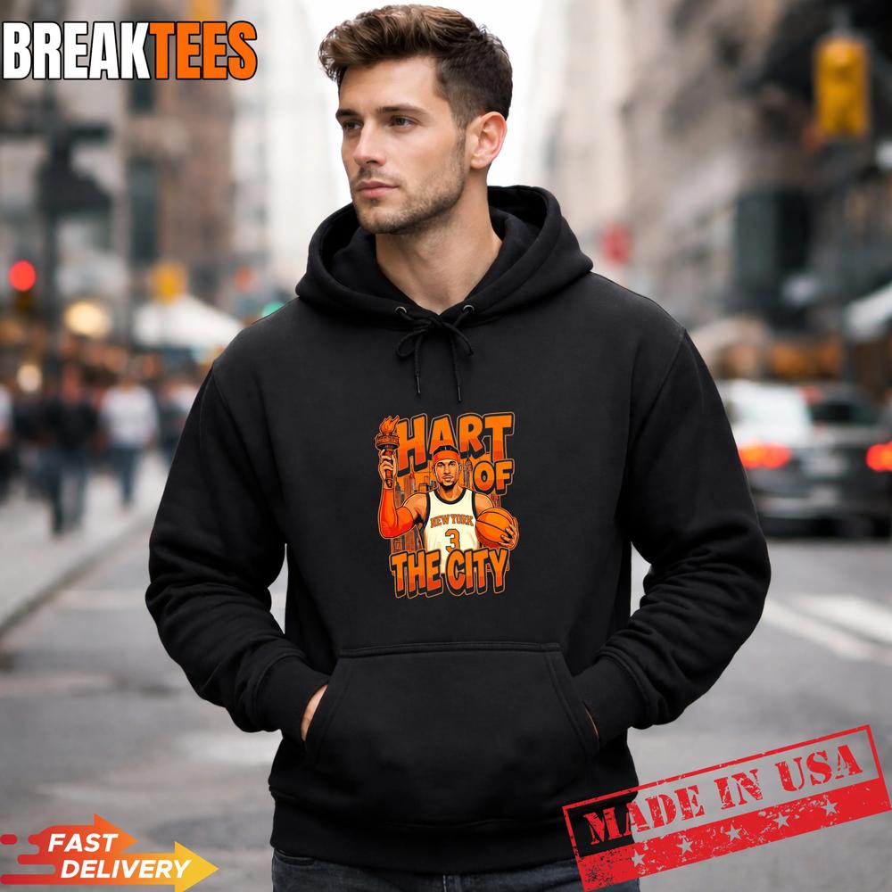 Josh Hart Hart Of The City New York Knicks Basketball Legendary Fan T-Shirt