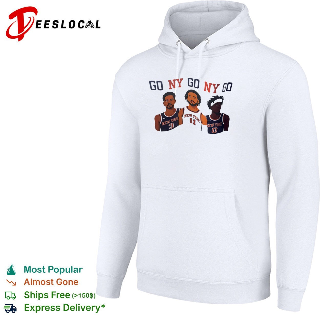 Josh Hart Jalen Brunson New York Knicks GO NY GO shirt